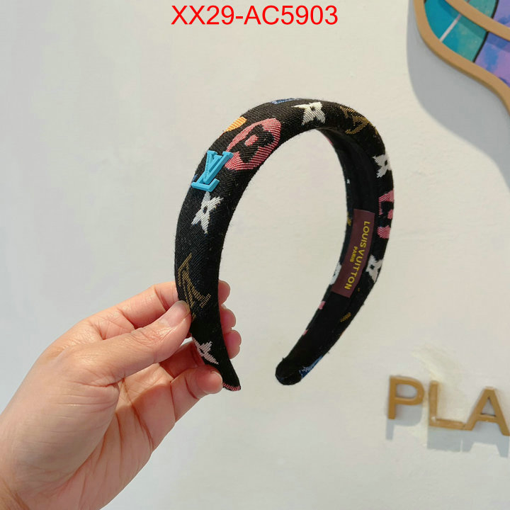 Hair band-LV 7 star quality designer replica ID: AC5903 $: 29USD