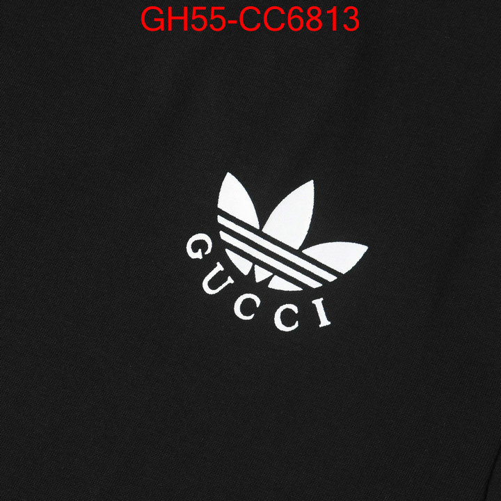 Clothing-Gucci aaaaa quality replica ID: CC6813 $: 55USD