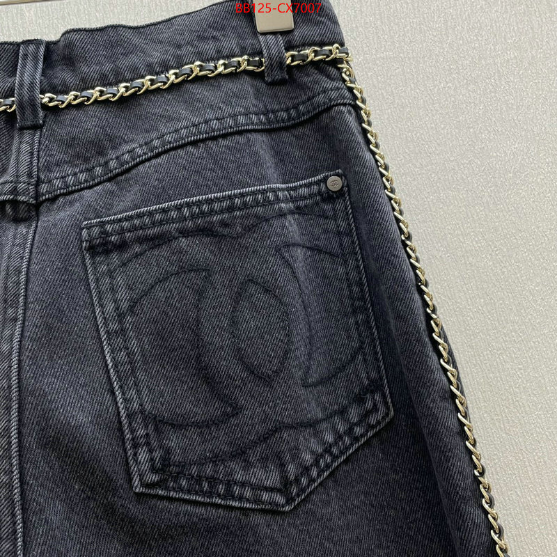 Clothing-Chanel best replica quality ID: CX7007 $: 125USD