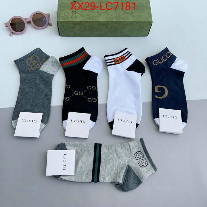 Sock-Gucci where can you buy replica ID: LC7181 $: 29USD