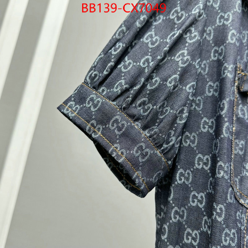 Clothing-Gucci high quality replica ID: CX7049 $: 139USD