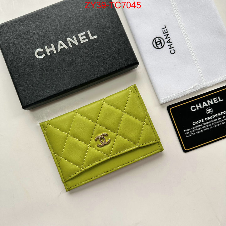 Chanel Bags(4A)-Wallet- top quality replica ID: TC7045 $: 39USD,