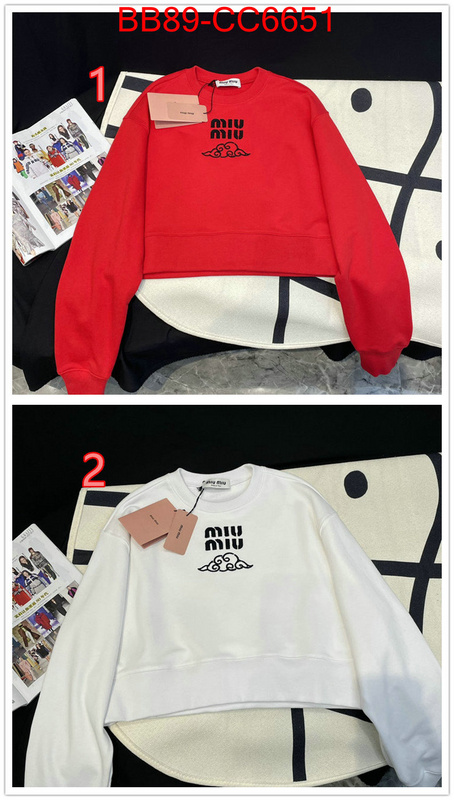 Clothing-MIU MIU online from china designer ID: CC6651 $: 89USD