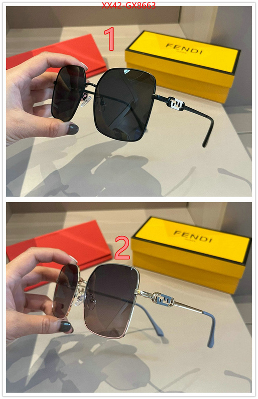 Glasses-Fendi wholesale replica ID: GX8663 $: 42USD