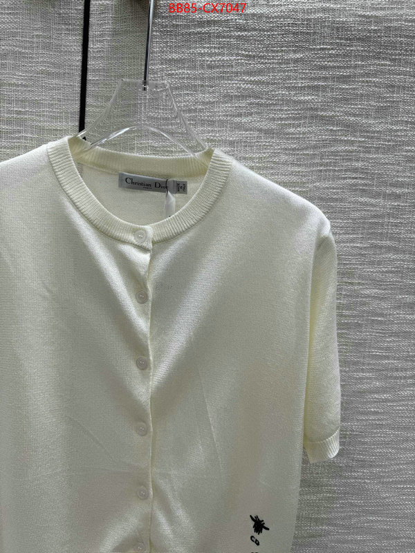 Clothing-Dior first top ID: CX7047 $: 85USD