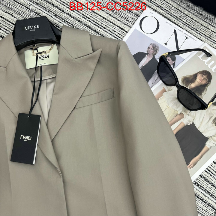 Clothing-Fendi from china 2024 ID: CC5226 $: 125USD