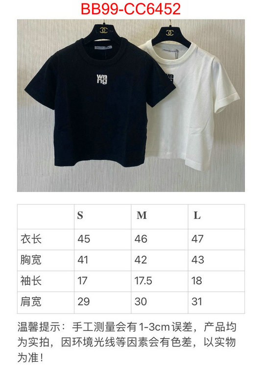 Clothing-Alexander Wang fake designer ID: CC6452 $: 99USD