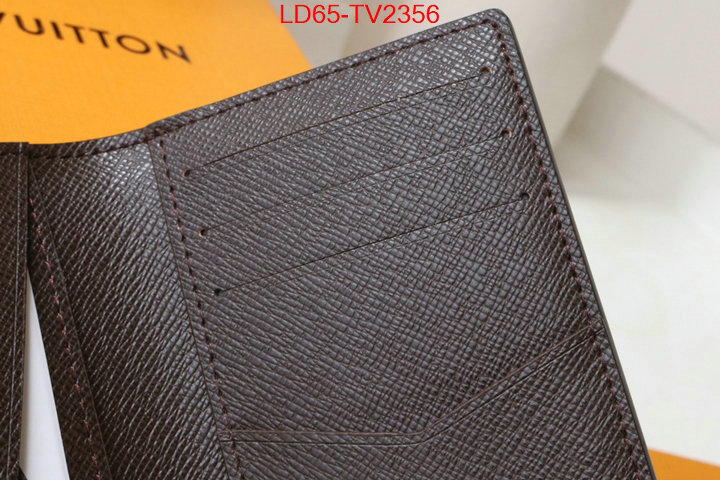 LV Bags(TOP)-Wallet designer fake ID: TV2356 $: 65USD,