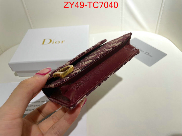 Dior Bags(4A)-Wallet- aaaaa+ replica designer ID: TC7040 $: 49USD,