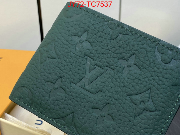 LV Bags(TOP)-Wallet top designer replica ID: TC7537 $: 72USD,