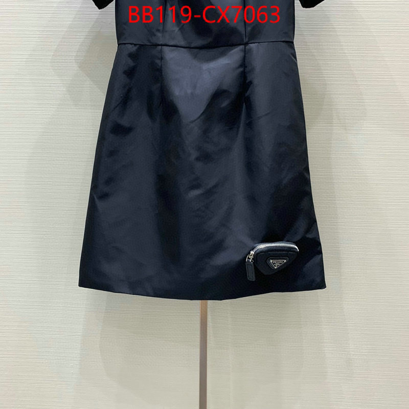 Clothing-Prada wholesale replica shop ID: CX7063 $: 119USD