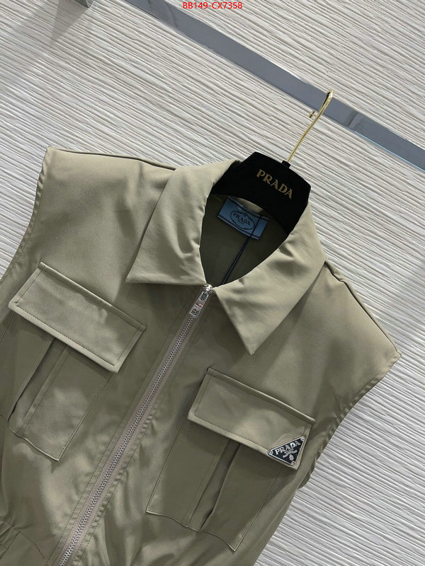 Clothing-Prada wholesale replica shop ID: CX7358 $: 149USD