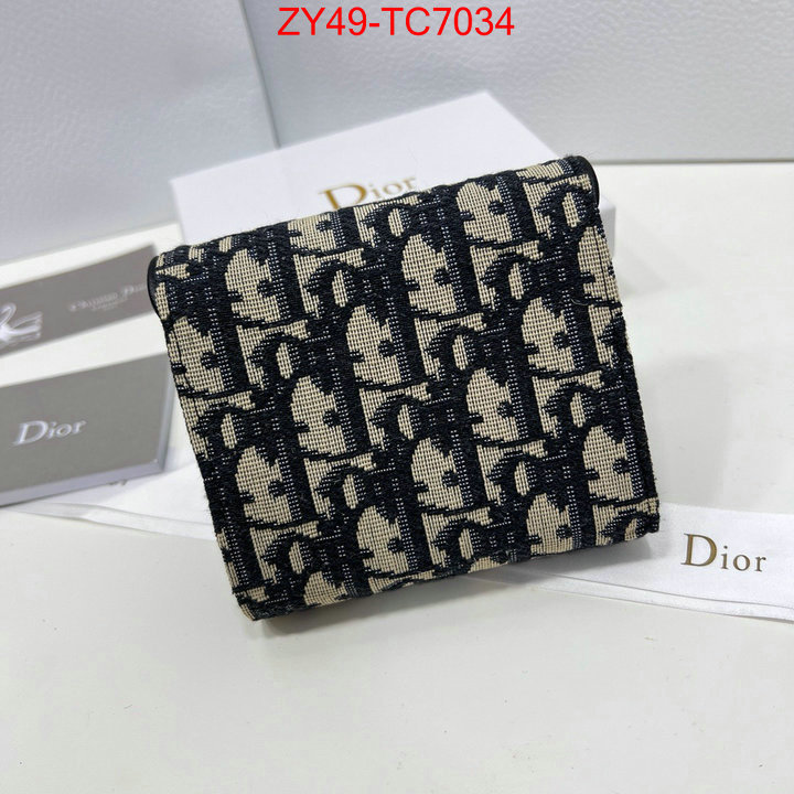 Dior Bags(4A)-Wallet- for sale online ID: TC7034 $: 49USD,