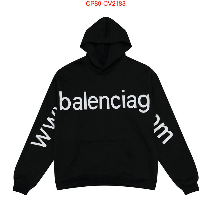 Clothing-Balenciaga buy 2024 replica ID: CV2183 $: 89USD