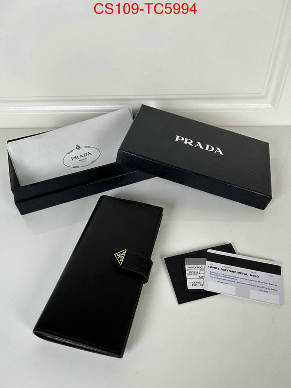 Prada Bags (TOP)-Wallet the best quality replica ID: TC5994 $: 109USD,