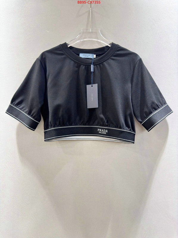 Clothing-Prada high quality aaaaa replica ID: CX7355 $: 95USD