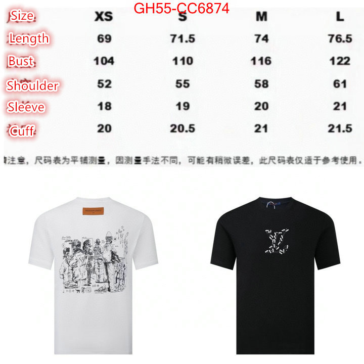 Clothing-LV luxury cheap replica ID: CC6874 $: 55USD