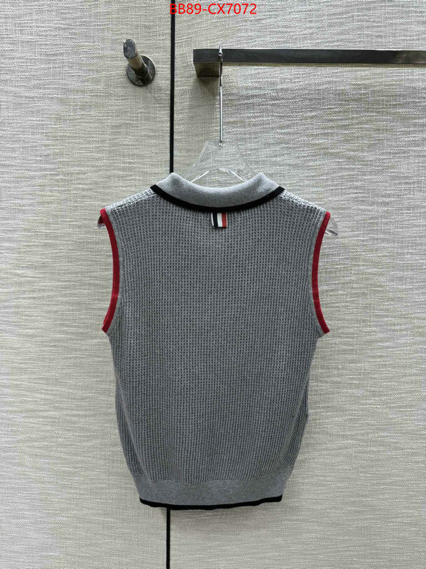 Clothing-Thom Browne for sale cheap now ID: CX7072 $: 89USD