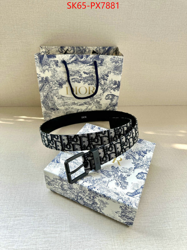 Belts-Dior online shop ID: PX7881 $: 65USD