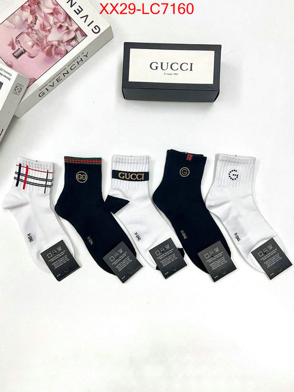 Sock-Gucci high ID: LC7160 $: 29USD