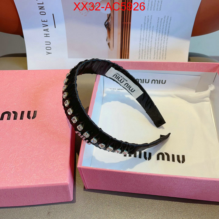 Hair band-MIU MIU buy ID: AC5926 $: 32USD