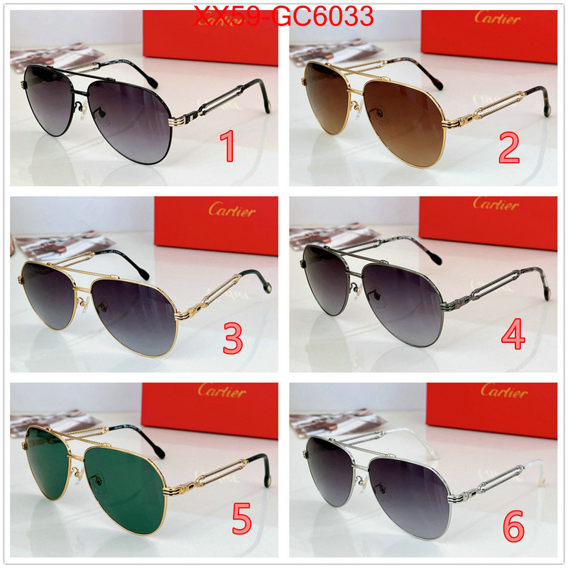 Glasses-Cartier how to buy replica shop ID: GC6033 $: 59USD