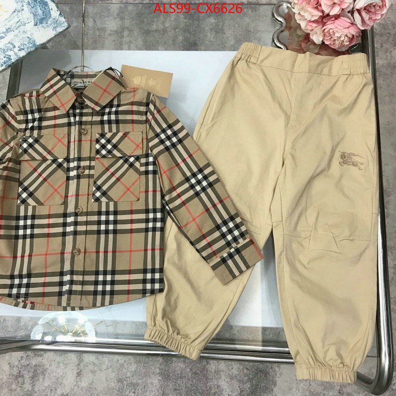 Kids clothing-Burberry top sale ID: CX6626 $: 99USD