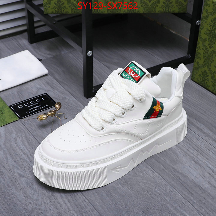 Men Shoes-Gucci buy best quality replica ID: SX7562 $: 129USD