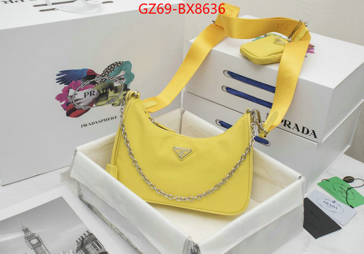 Prada Bags(4A)-Re-Edition 2005 china sale ID: BX8636 $: 69USD,