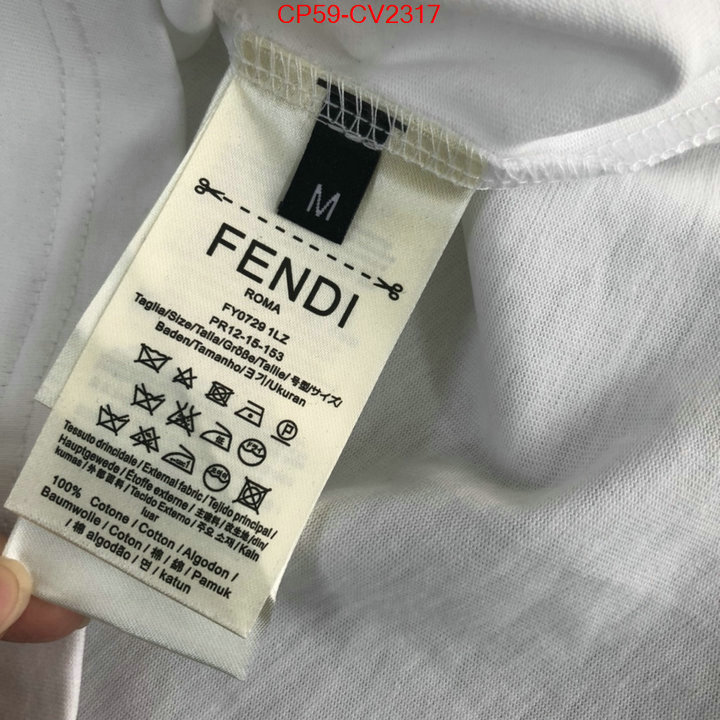Clothing-Fendi sale outlet online ID: CV2317 $: 59USD