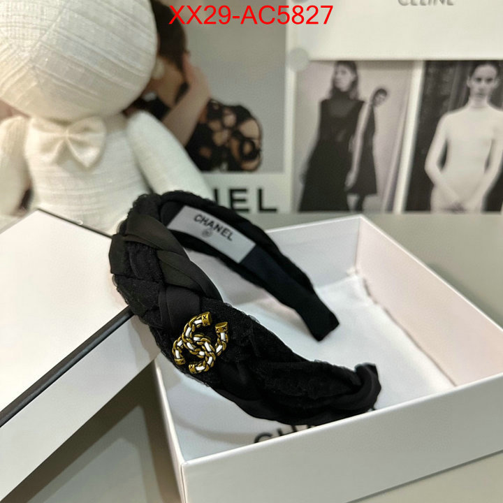 Hair band-Chanel top quality fake ID: AC5827 $: 29USD