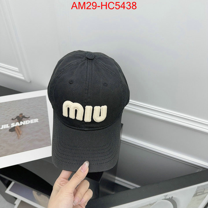 Cap(Hat)-Miu Miu aaaaa quality replica ID: HC5438 $: 29USD