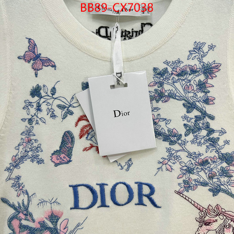 Clothing-Dior luxury 7 star replica ID: CX7038 $: 89USD