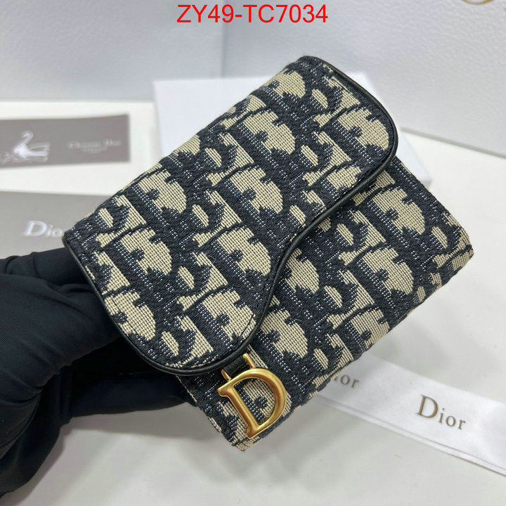 Dior Bags(4A)-Wallet- for sale online ID: TC7034 $: 49USD,