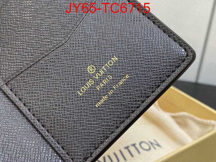 LV Bags(TOP)-Wallet only sell high-quality ID: TC6715 $: 65USD,