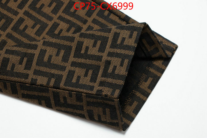 Clothing-Fendi wholesale imitation designer replicas ID: CX6999 $: 75USD