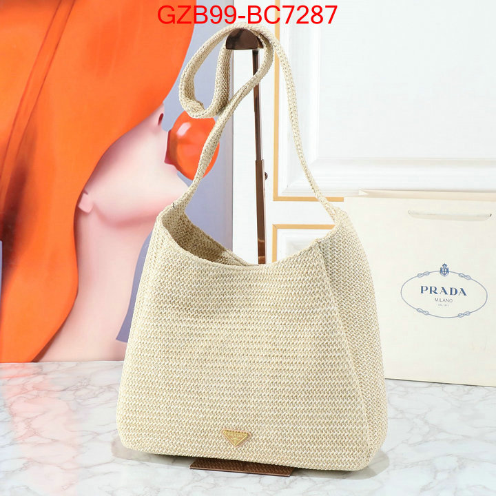 Prada Bags(4A)-Handbag- high quality replica ID: BC7287 $: 99USD,