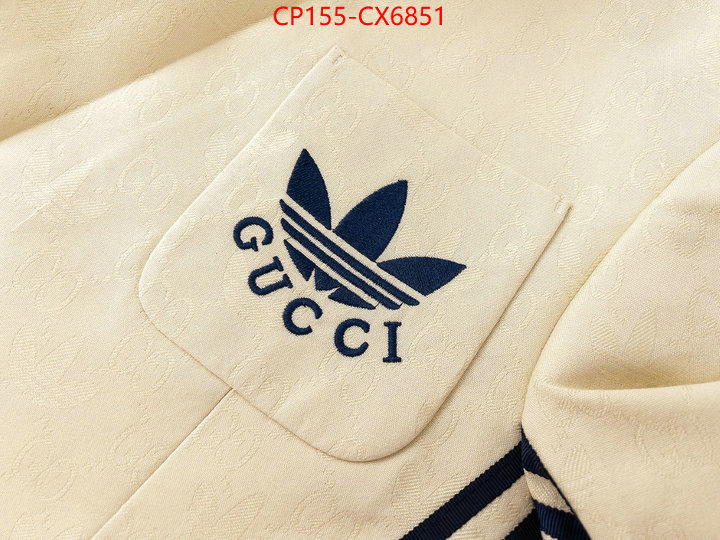Clothing-Gucci best luxury replica ID: CX6851 $: 155USD