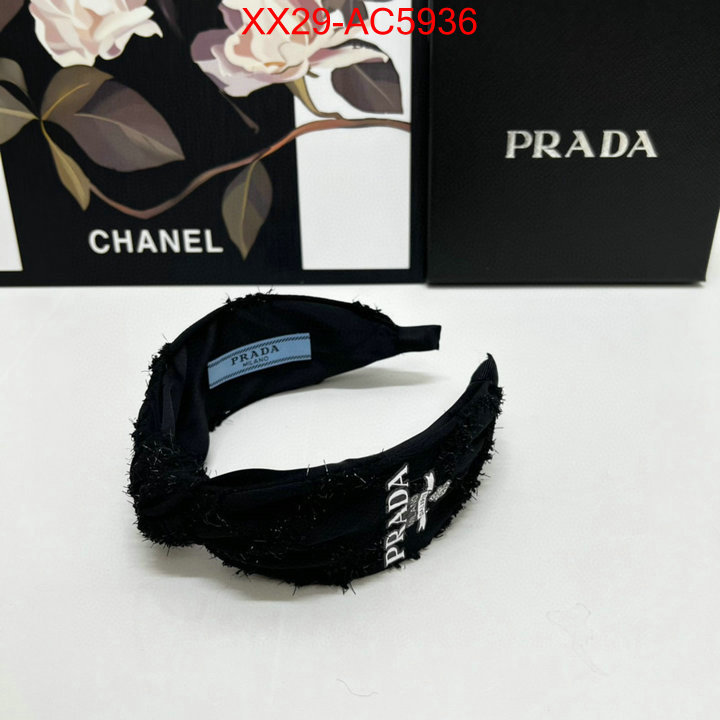 Hair band-Prada high quality ID: AC5936 $: 29USD