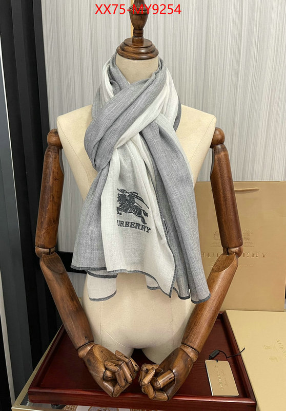 Scarf-Burberry replica shop ID: MY9254 $: 75USD