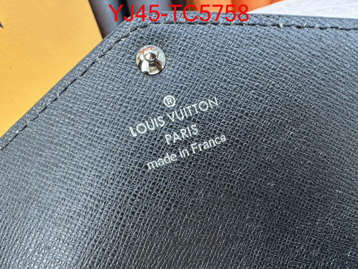 LV Bags(4A)-Wallet mirror quality ID: TC5758 $: 45USD,