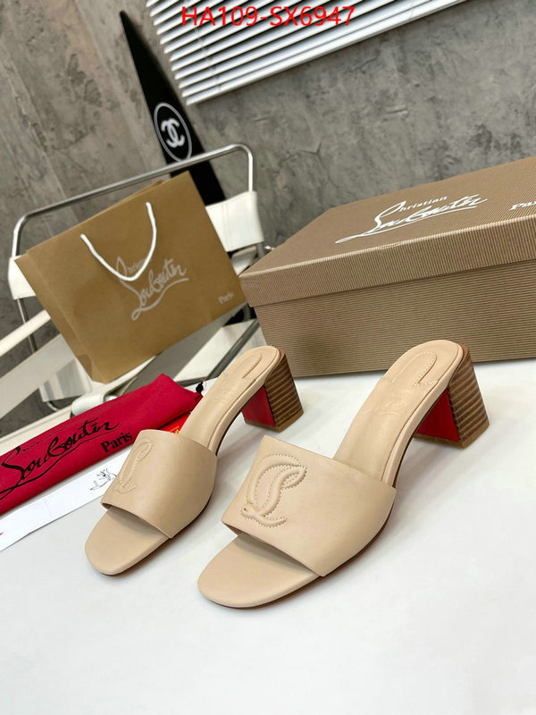 Women Shoes-Christian Louboutin designer fake ID: SX6947 $: 109USD