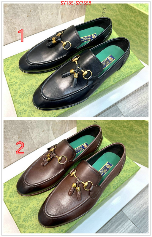 Men Shoes-Gucci luxury fashion replica designers ID: SX7558 $: 185USD