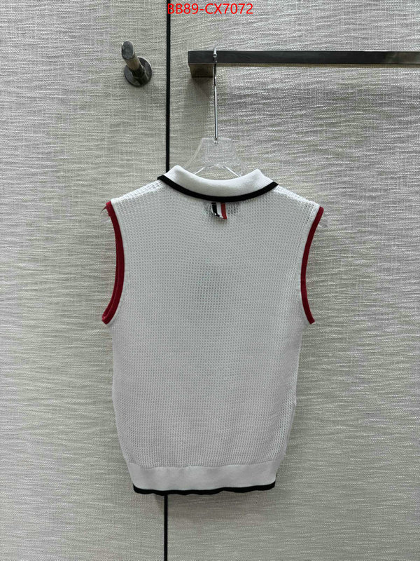 Clothing-Thom Browne for sale cheap now ID: CX7072 $: 89USD