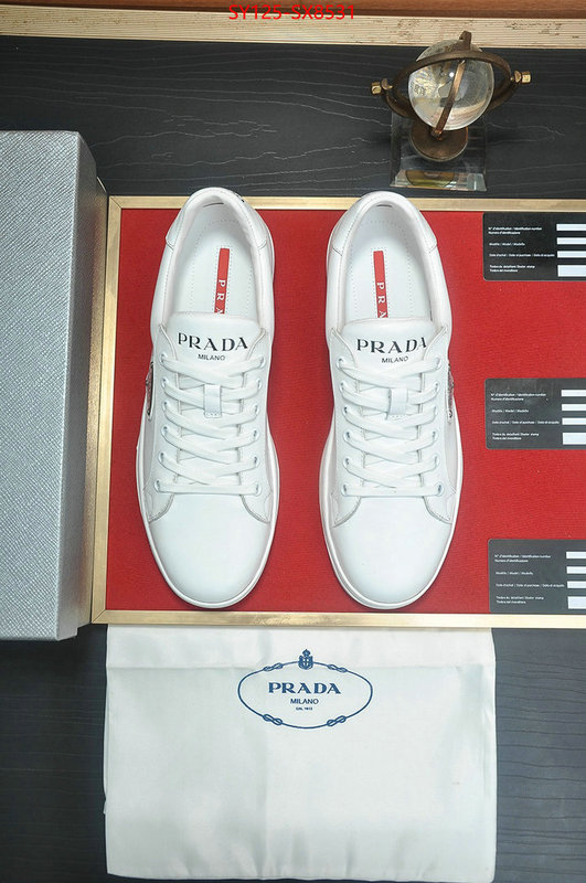 Men shoes-Prada highest quality replica ID: SX8531 $: 125USD