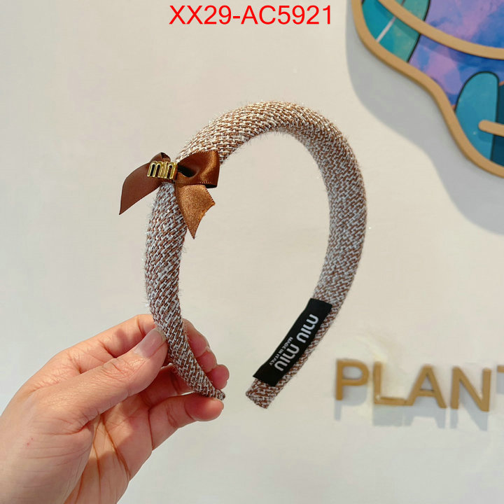 Hair band-MIU MIU replica 1:1 ID: AC5921 $: 29USD