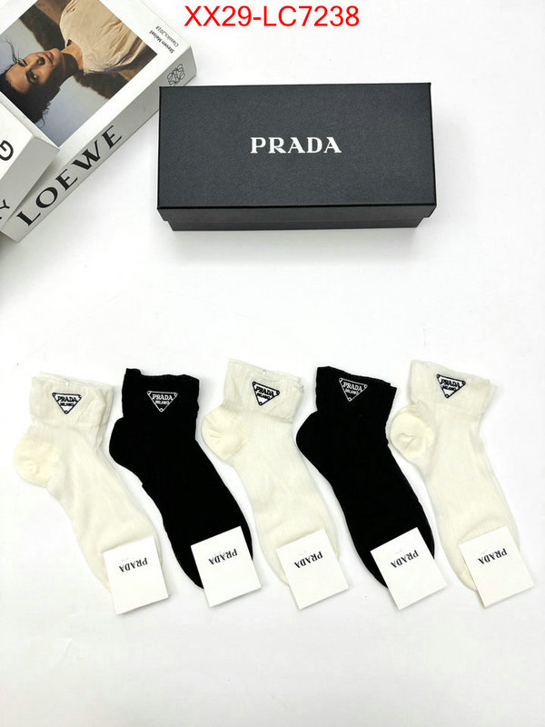 Sock-Prada buy the best replica ID: LC7238 $: 29USD