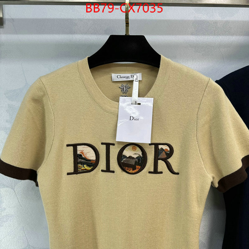 Clothing-Dior what is aaaaa quality ID: CX7035 $: 79USD