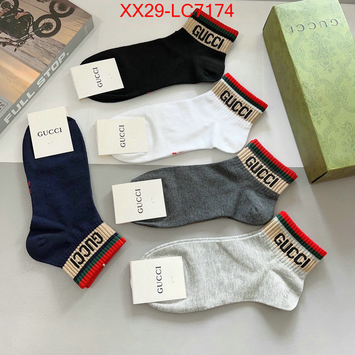 Sock-Gucci what is top quality replica ID: LC7174 $: 29USD