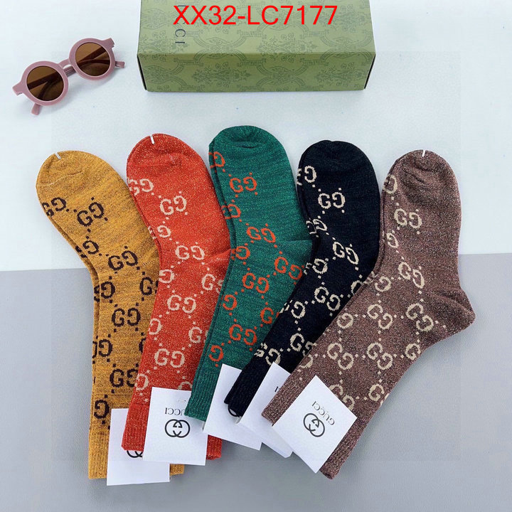 Sock-Gucci designer high replica ID: LC7177 $: 32USD